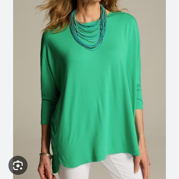 J. Jill Tops - J. Jill Vibrant Green Tunic Top